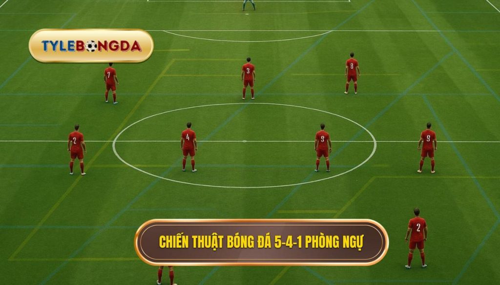 Chiến thuật Bóng Đá 5-4-1 Phòng Ngự: Bí Quyết Biến Đội Yếu Thành "Bức Tường Thép" 1 Chiến thuật bóng đá 5-4-1 phòng ngự