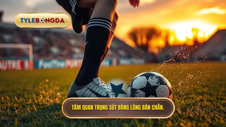 Tại sao kỹ thuật sút bóng bằng lòng bàn chân phải lại quan trọng?