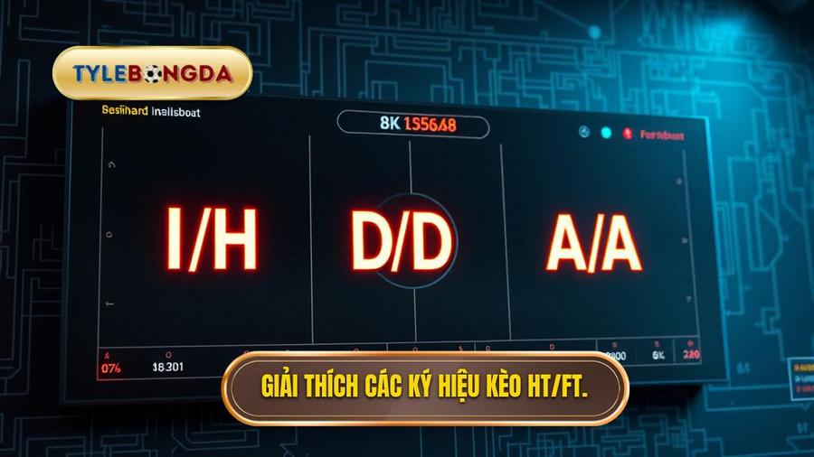 Các ký hiệu phổ biến trong bảng kèo HT/FT